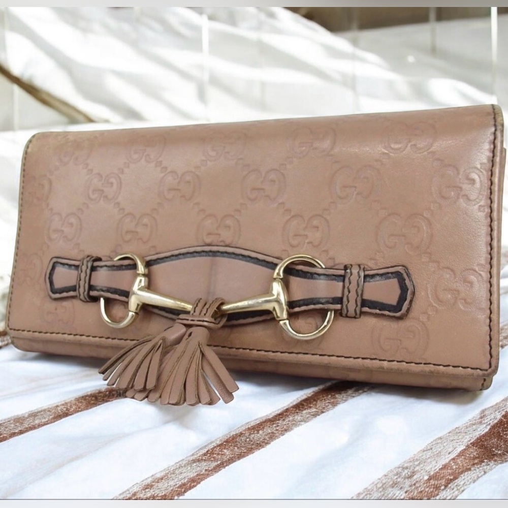 GUCCI Guccissima Leather Wallet on Chain π - Picture 1 of 16